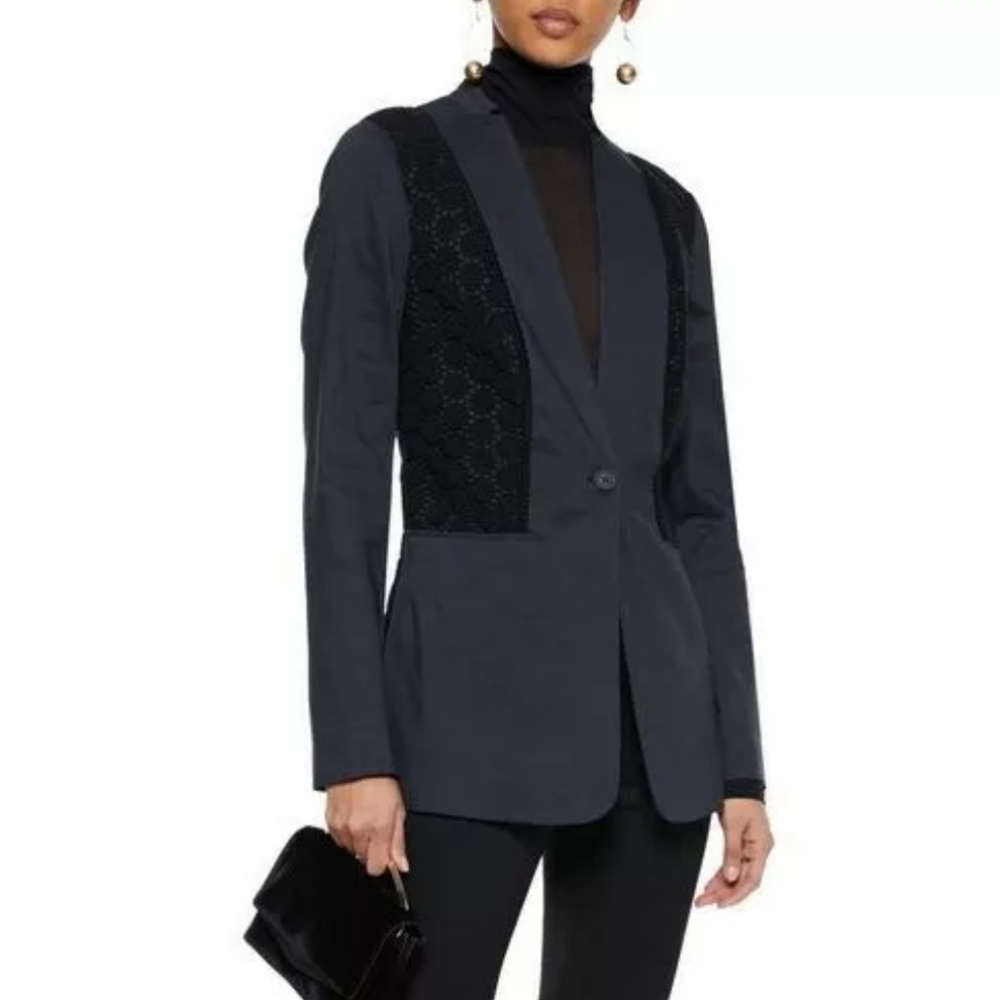 $448 ELIE TAHARI Bonnie linen blazer Size 2 XS - Picture 2 of 4